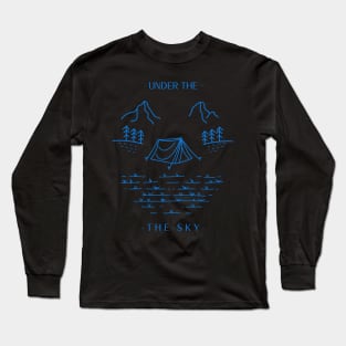 Camping under the sky Long Sleeve T-Shirt